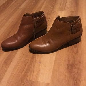 Sam Edelman Brown Leather Booties